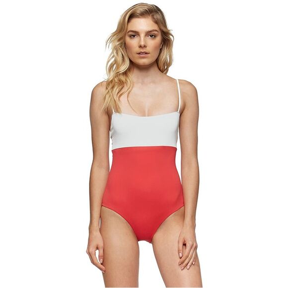 Tavik Womens Scarlett One Piece Bandeau Swimsuit, NWT